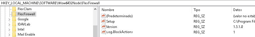 Regedit path